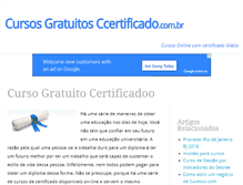 Tablet Screenshot of cursosgratuitoscertificado.com